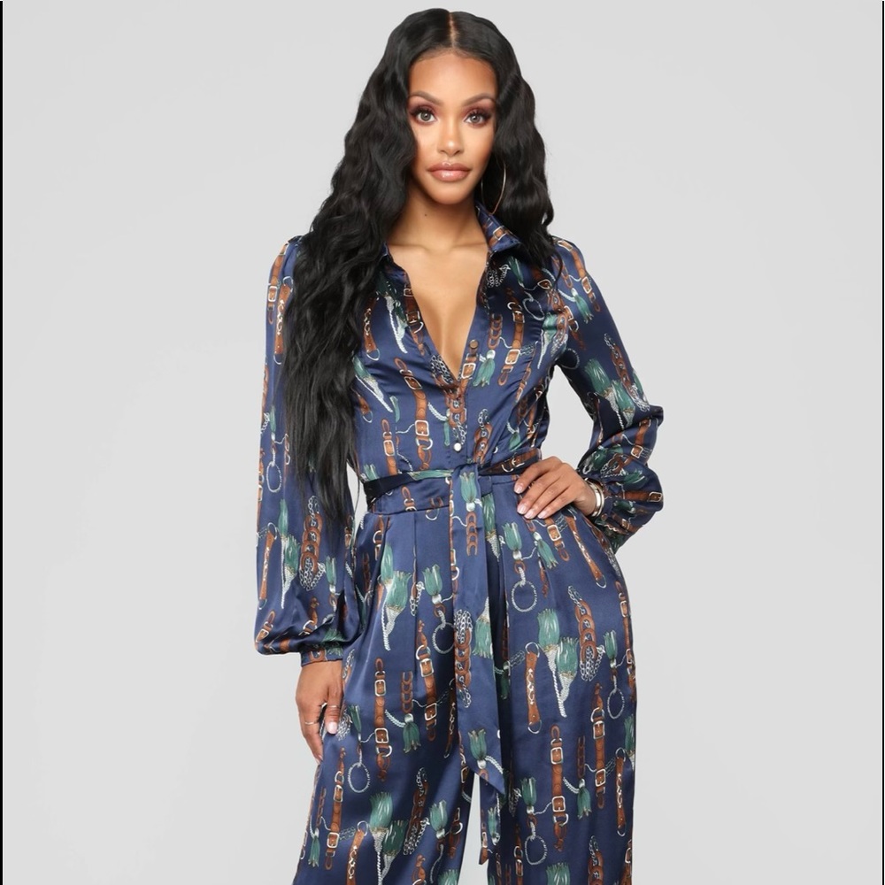 $30 Fashion Nova royal blue jumpsuit!!!!